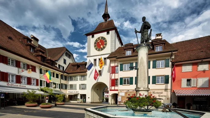 Kultur-Altstadt Willisau-Brunnen-Untertor-Beat Brechbuehl-EN (Foto: zVg Willisau-Tourismus)