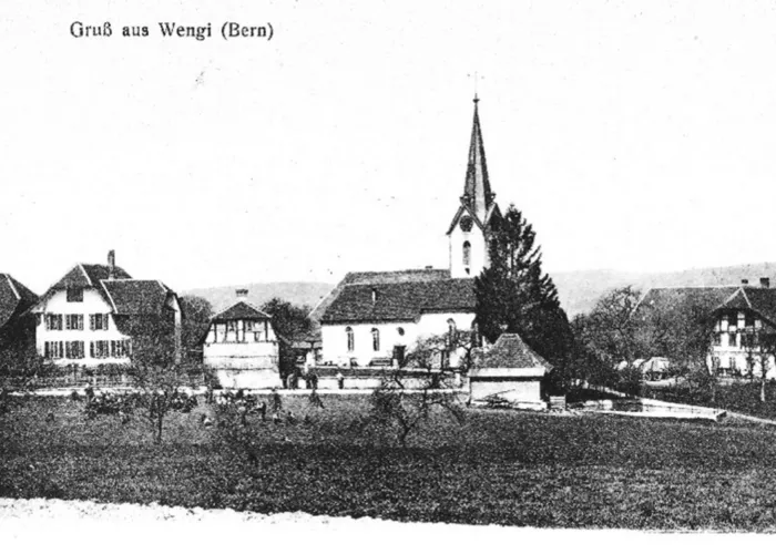 Bild Kirche um 1900 (Foto: verwaltung wengi)
