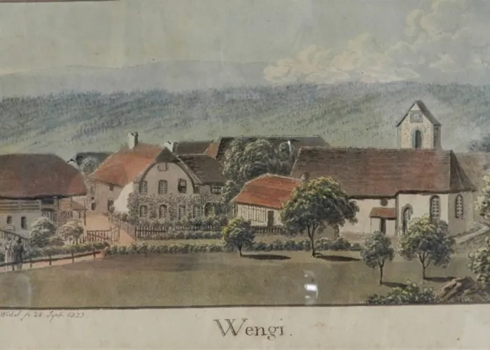 Bild Kirche um 1823 (Foto: verwaltung wengi)