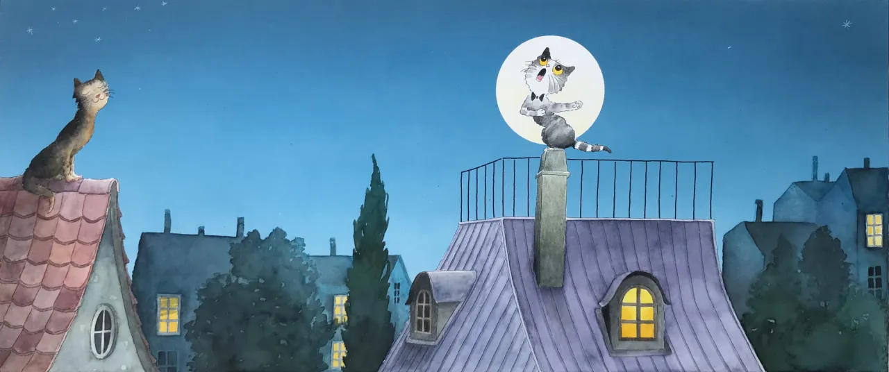 Ferdinand_Doppelseite_Auf_den_Daechern_der-Stadt (Foto: Sekretariat Meikirch) Ferdinand_Doppelseite_Auf_den_Daechern_der-Stadt (Foto: Sekretariat Meikirch)